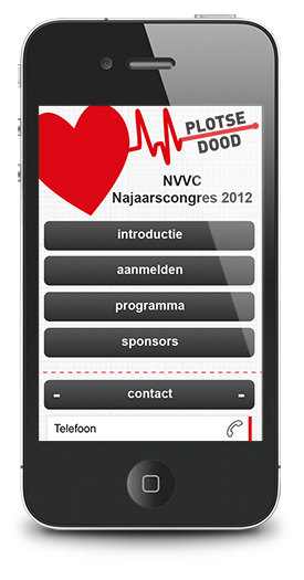 mobiele congres website